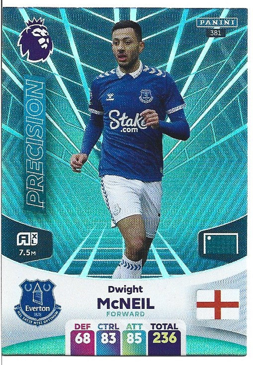 381.  Dwight McNeil  - Everton - PRECISION