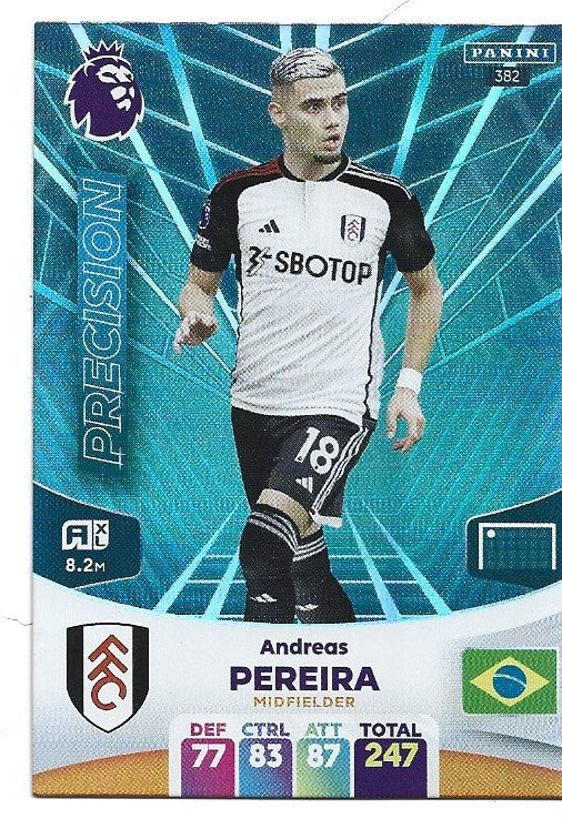 382.  Andreas Pereira  - Fulham - PRECISION