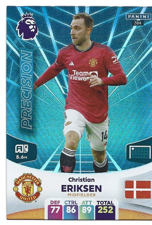 384.  Christian Eriksen  - Manchester United - PRECISION