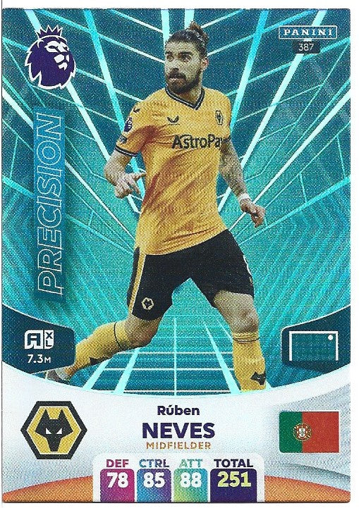 387.  Rúben Neves  - Wolverhampton Wanderers - PRECISION