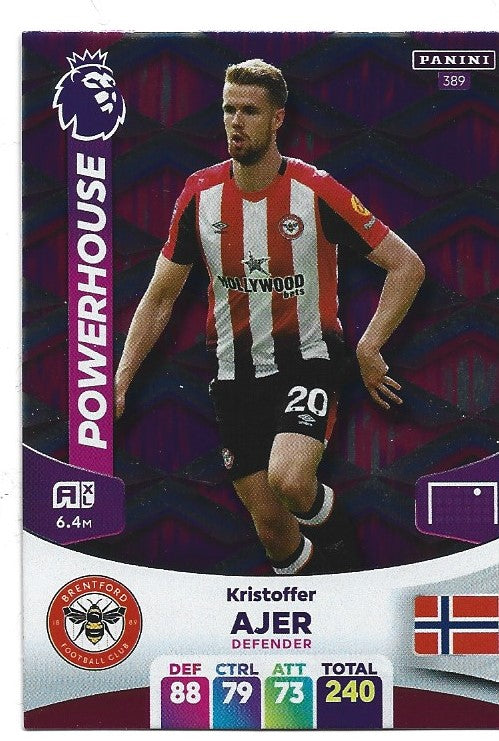 389.  Kristoffer Ajer - Brentford - POWERHOUSE
