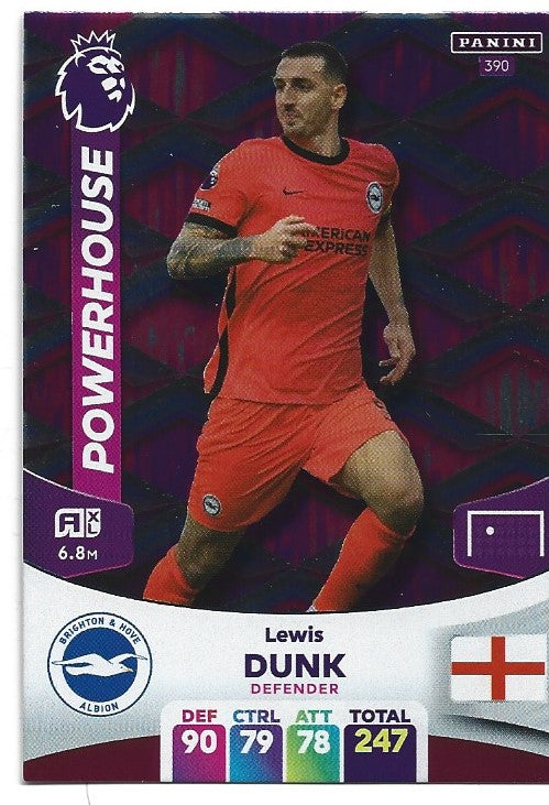 390.  Lewis Dunk  - Brighton & Hove Albion - POWERHOUSE