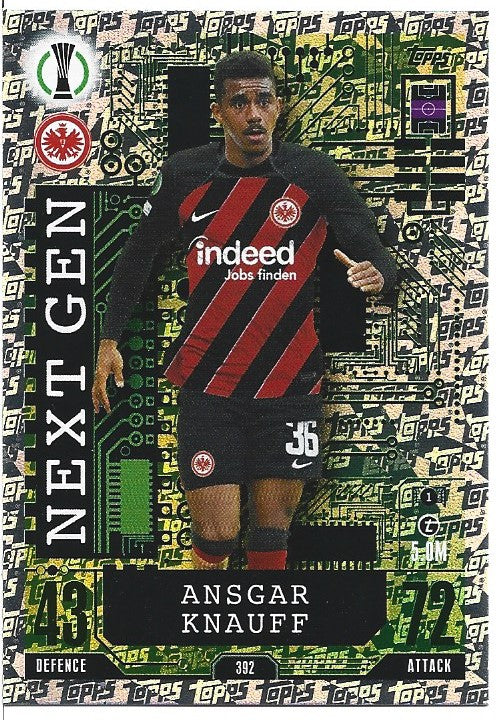 392. ANSGAR KNAUFF - EINTRACHT FRANKFURT - NEXT GEN