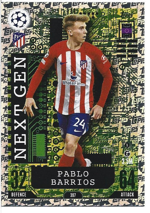 397. PABLO BARRIOS - ATLETICO MADRID -  NEXT GEN