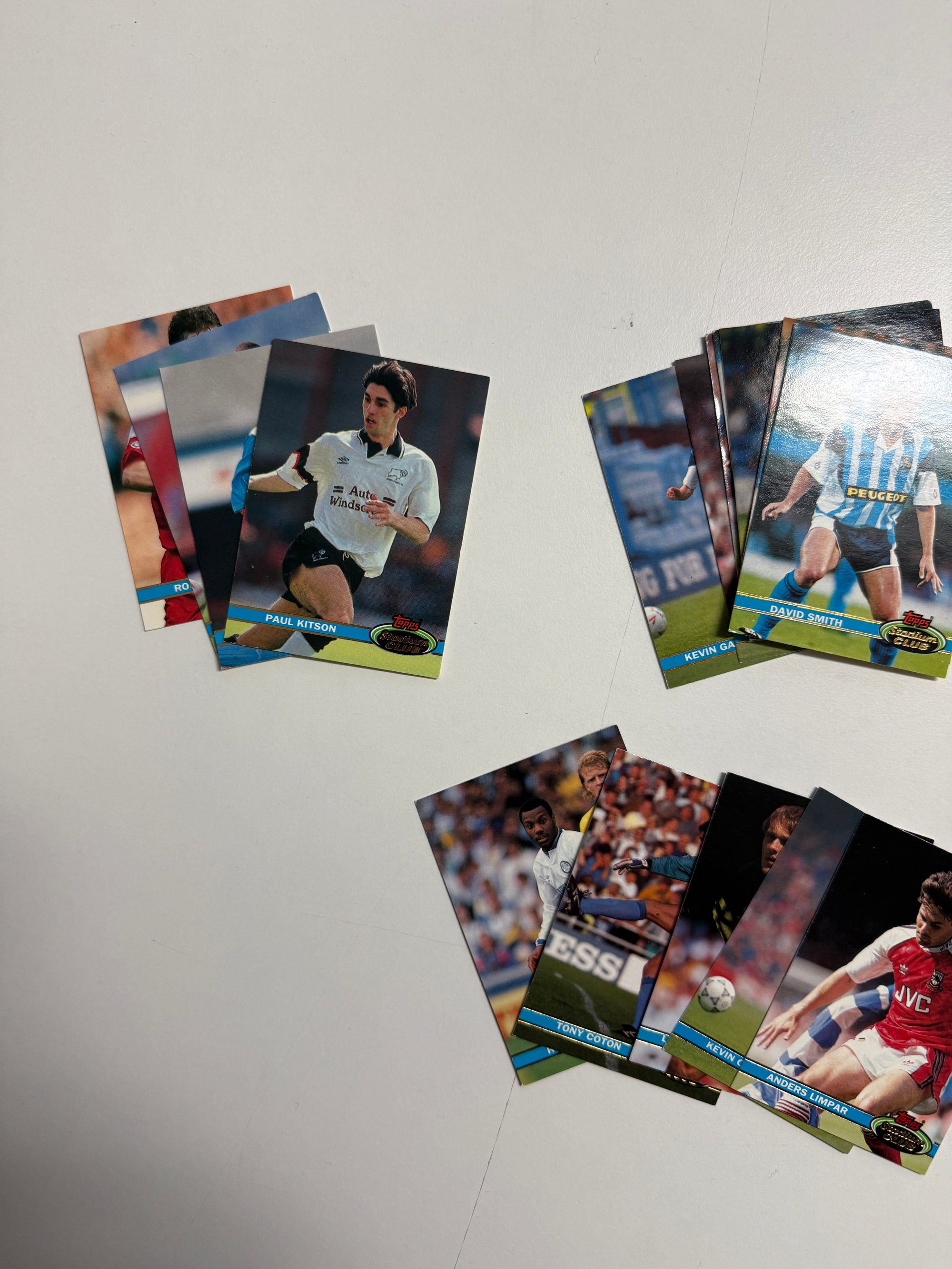 TOPPS STADIUM CLUB 1992/93 - LOT - PERFEKT START FOR DIN PERSONLIGE SAMLING