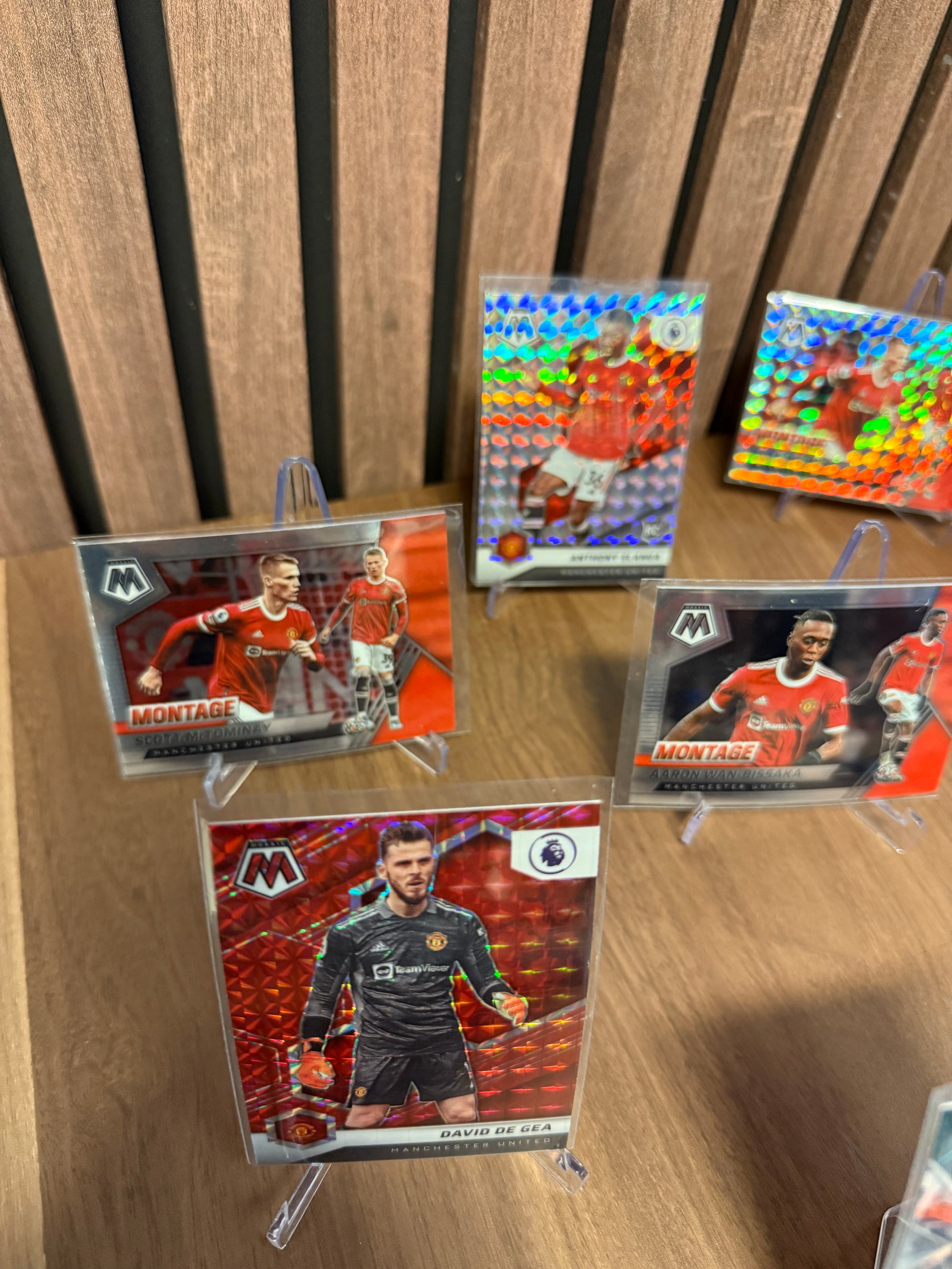 MANCHESTER UNITED - LOT - PANINI MOSAIC - 9 KORT