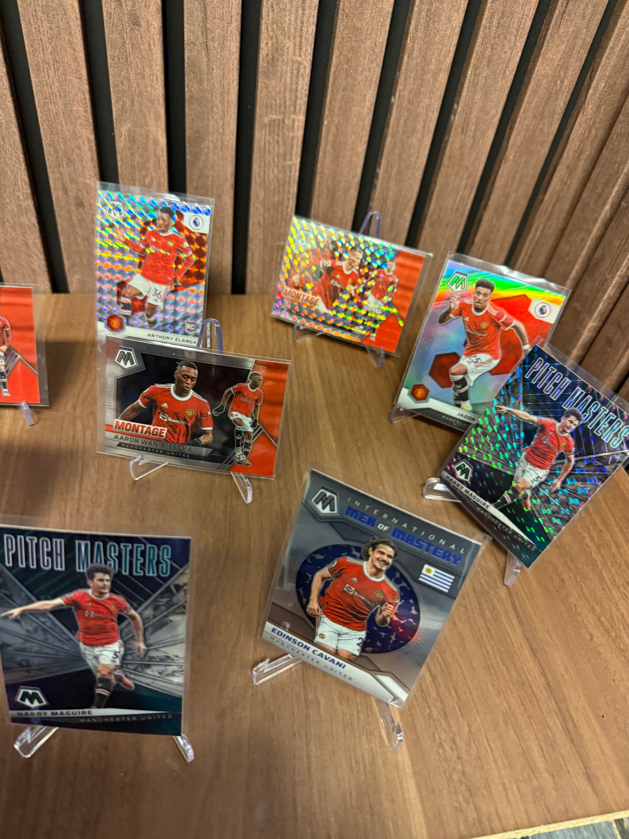 MANCHESTER UNITED - LOT - PANINI MOSAIC - 9 KORT