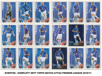 EVERTON - "SUPERLOT" - MATCH ATTAX - 11 LAGSETT