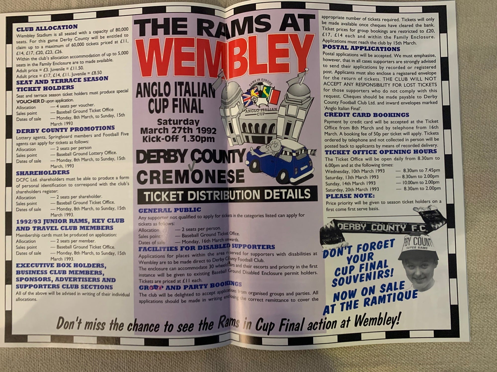 1993-24.02 - DERBY COUNTY VS LEICESTER CITY