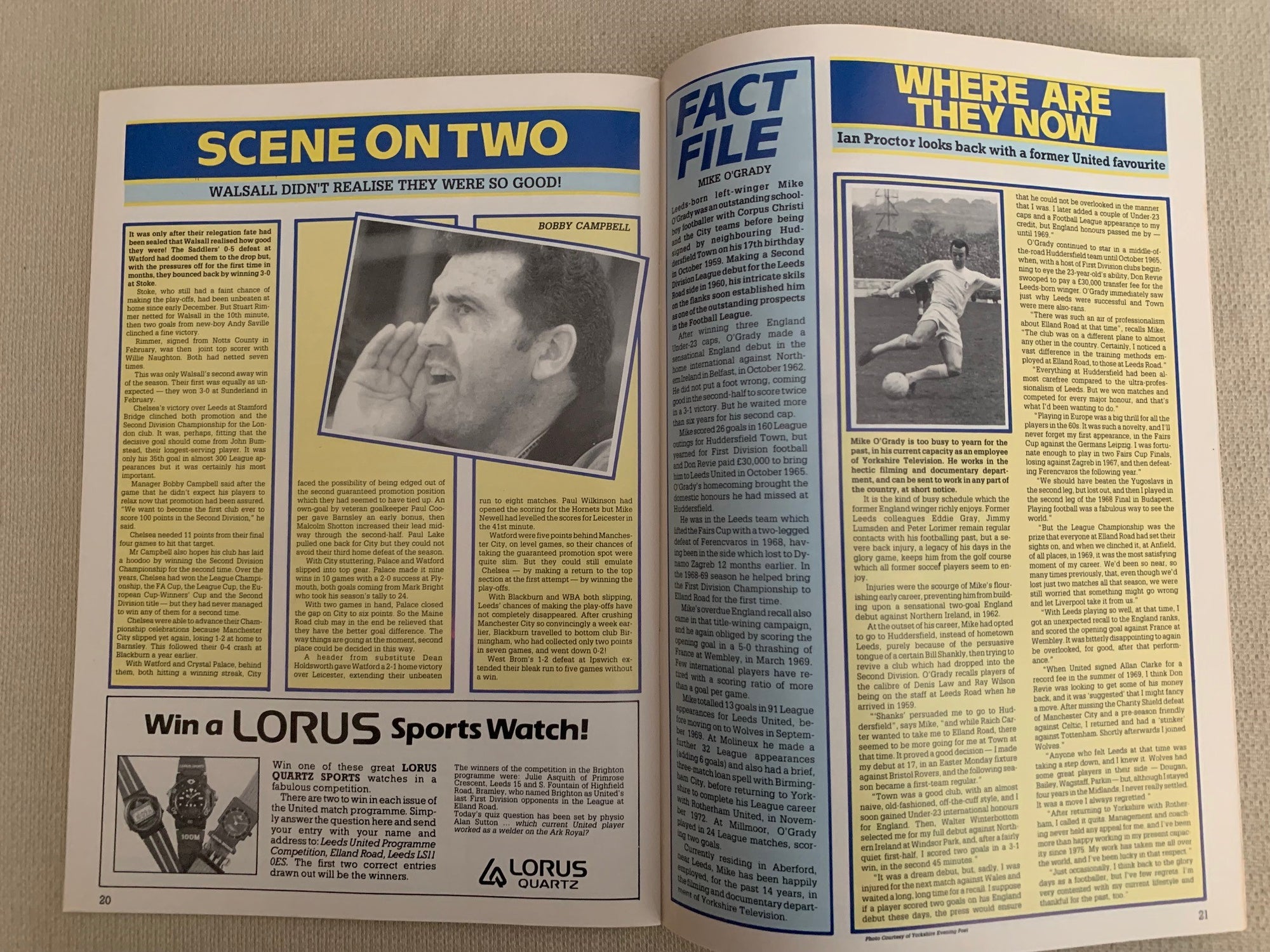 1989-01.05 - LEEDS UNITED VS WALSALL