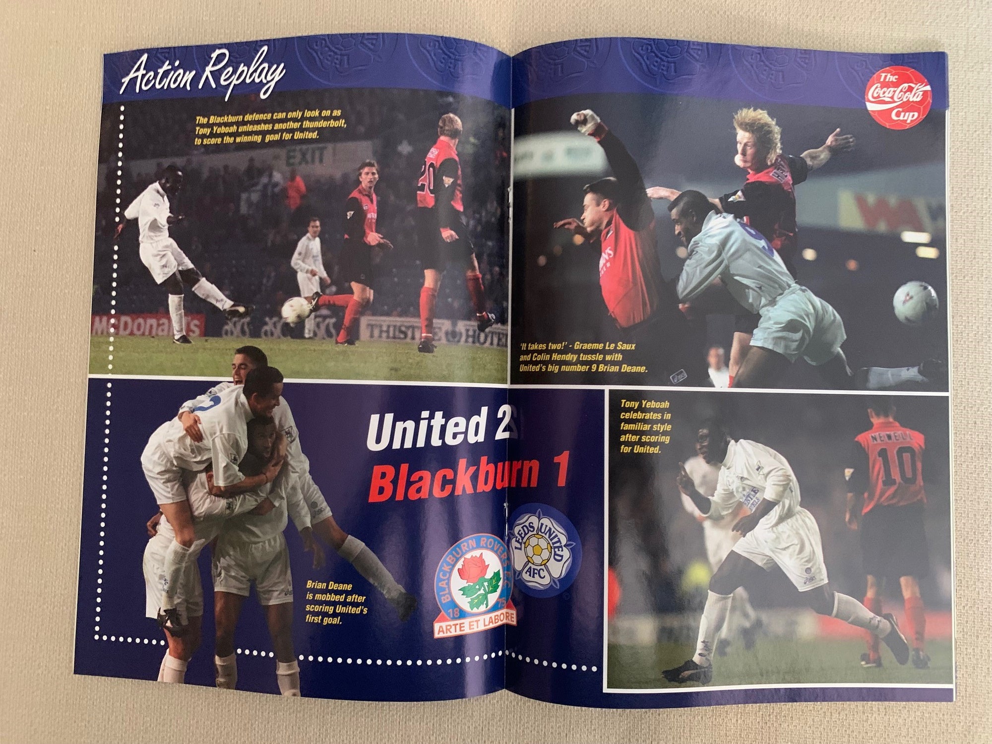 1995-09.12 -  LEEDS UNITED VS WIMBLEDON