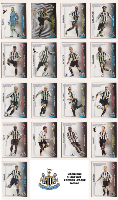 NEWCASTLE UNITED - LOT - SHOOT OUT - 4