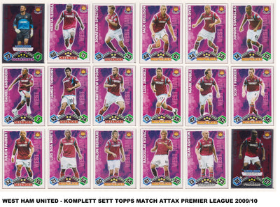 WEST HAM UNITED - "SUPERLOT" - MATCH ATTAX - 11 LAGSETT