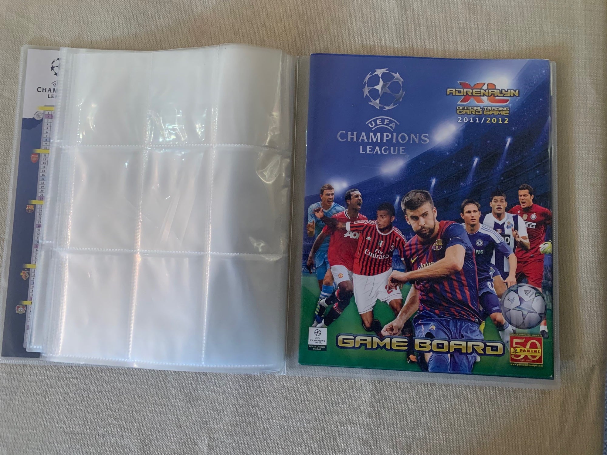 PANINI ADRENALYN XL CHAMPIONS LEAGUE 2011/12 - ORGINAL SAMLEPERM - MED PERSONLIG RABATTKODE