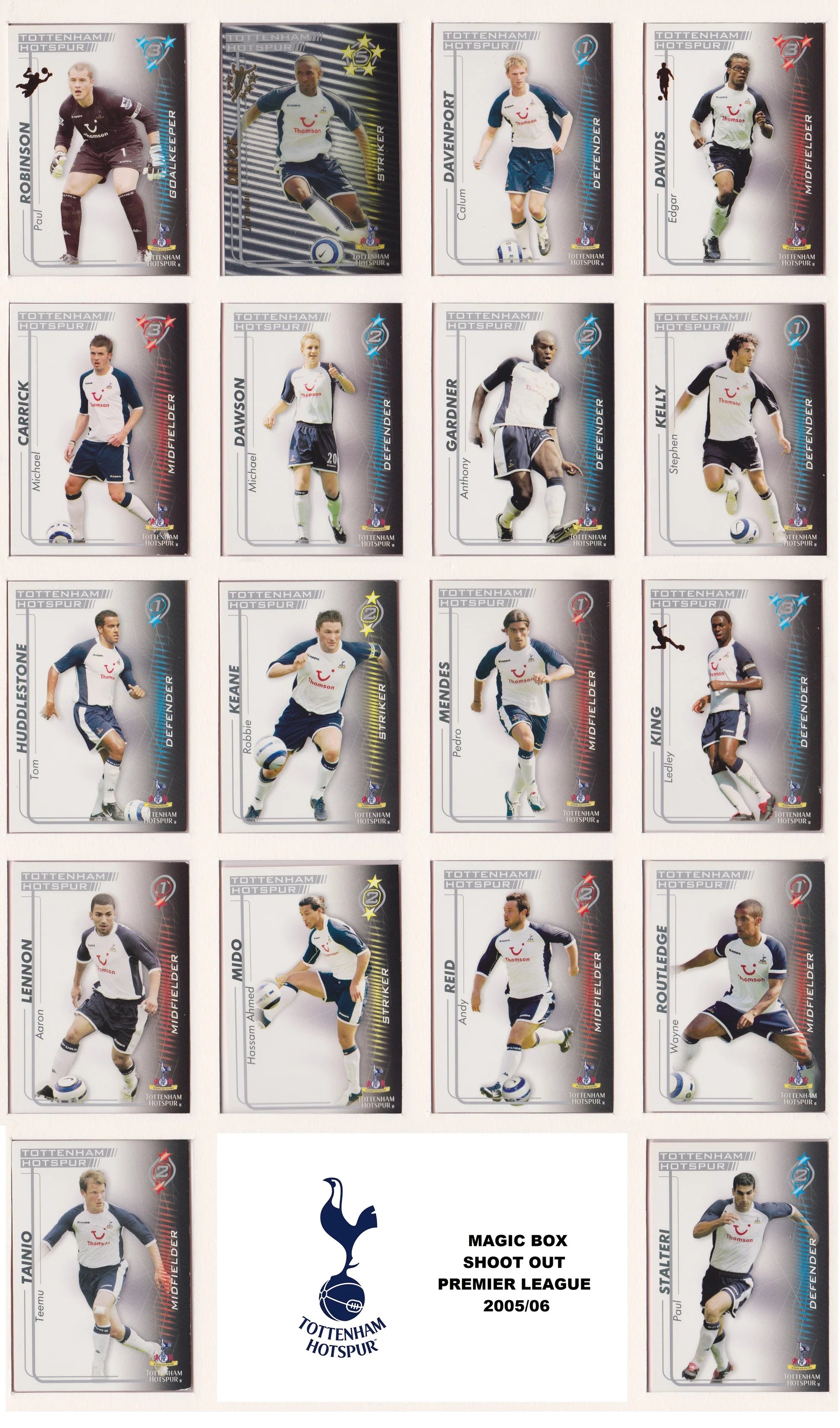 TOTTENHAM HOTSPUR - LOT - SHOOT OUT - 3 ÅRGANGER