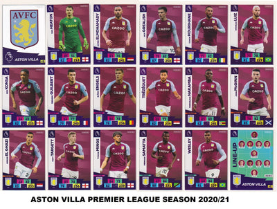 ASTON VILLA - LOT - PREMIER LEAGUE - 6 LAGSETT