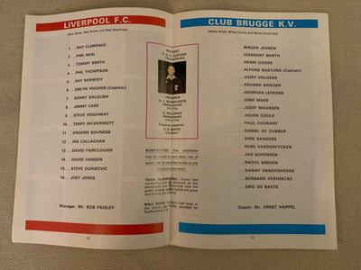 1978-10.05 - CLUB BRUGGE VS - LIVERPOOL - UEFA-CUP FINAL