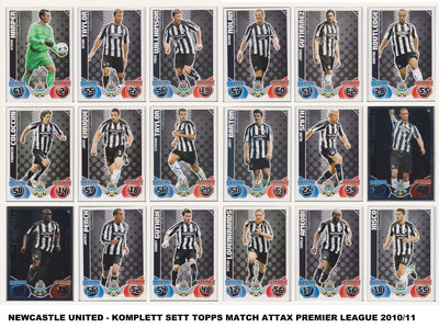 NEWCASTLE UNITED - "SUPERLOT" - MATCH ATTAX - 10 LAGSETT