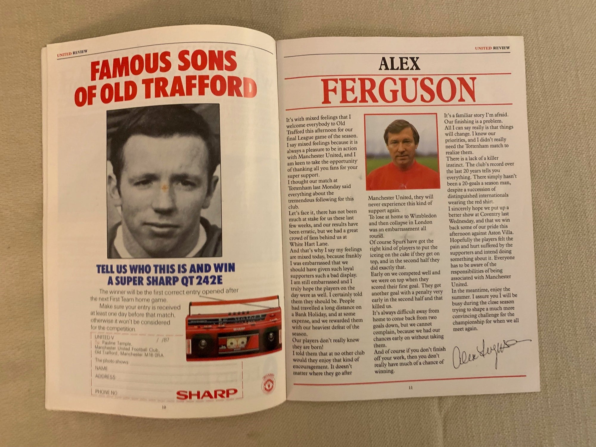 1987-08.05 - MANCHESTER UNITED VS ASTON VILLA