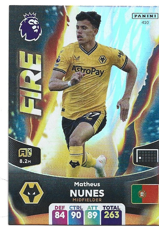 410.  Matheus Nunes - Wolverhampton Wanderers - FIRE