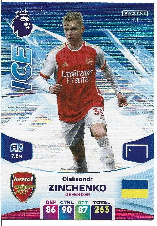 411.  Oleksandr Zinchenko - Arsenal - ICE