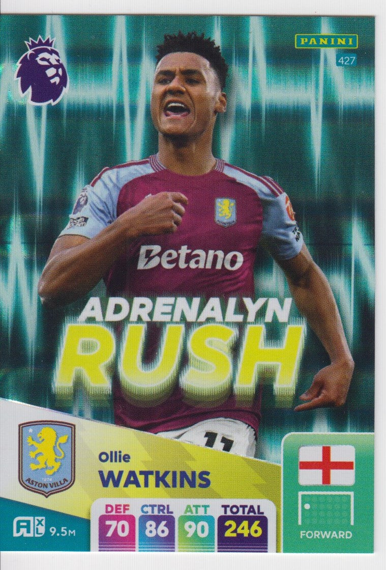 427. OLLIE WATKINS - ASTON VILLA - ADRENALYN RUSH
