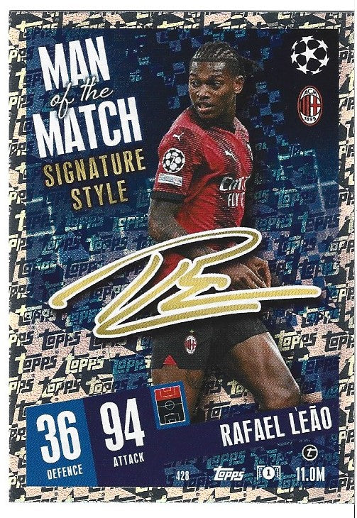 428. RAFAEL LEAO - AC MILAN - MAN OF THE MATCH SIGNATURE STYLE