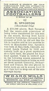 42. B. SPROSTON - MANCHESTER CITY