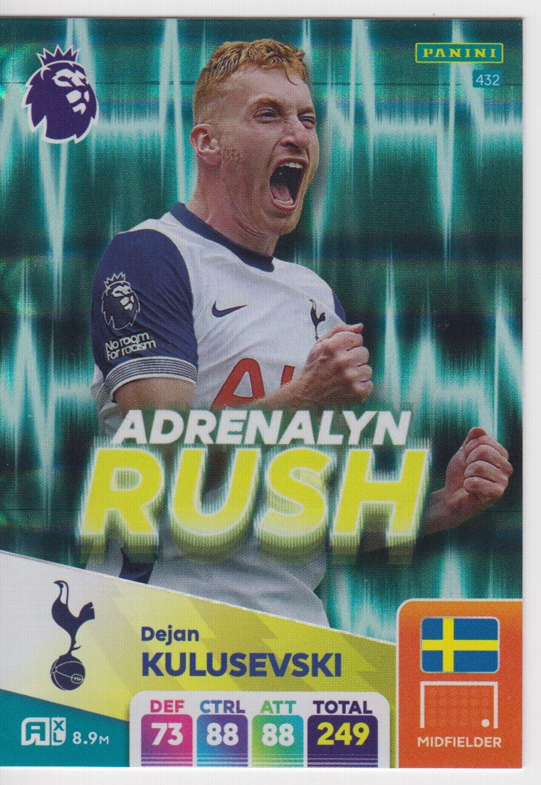 432. DEJAN KULUSEVSKI - TOTTENHAM HOTSPUR - ADRENALYN RUSH