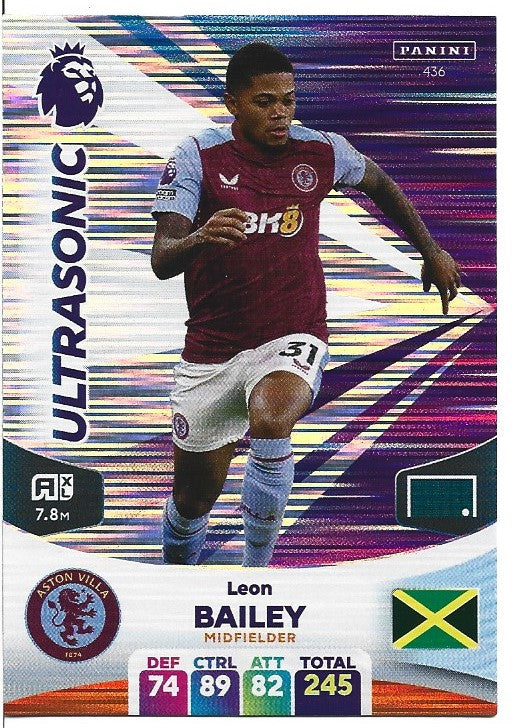 436.  Leon Bailey - Aston Villa - ULTRASONIC