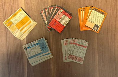 MANCHESTER CITY - "VINTAGE-LOT" - TOPPS & A&BC - 5 ÅRGANGER