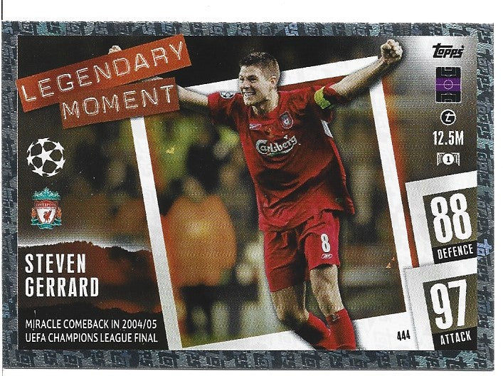 444. STEVEN GERRARD - LIVERPOOL - LEGENDARY MOMENT
