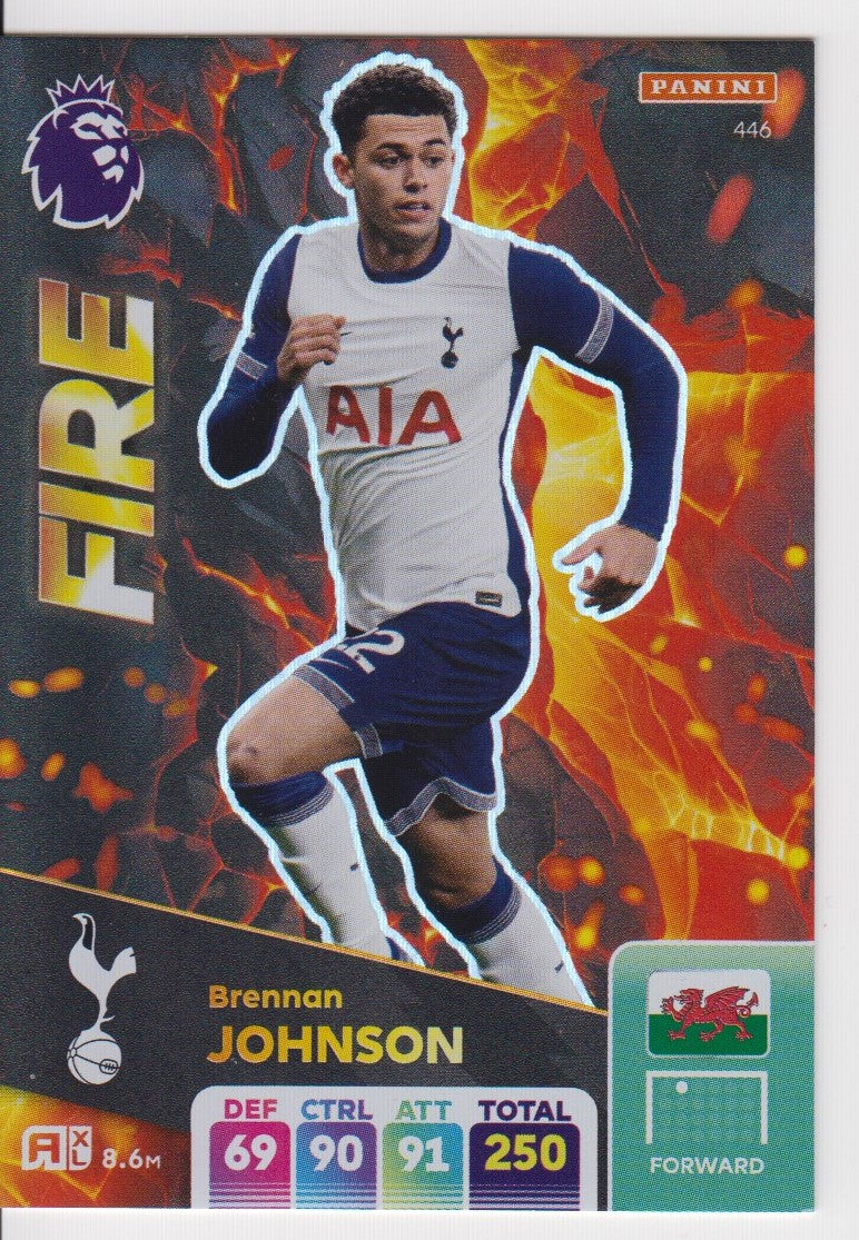 446. BRENNAN JOHNSON - TOTTENHAM HOTSPUR - FIRE