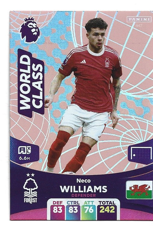 447.  Neco Williams - Nottingham Forest - WORLD CLASS