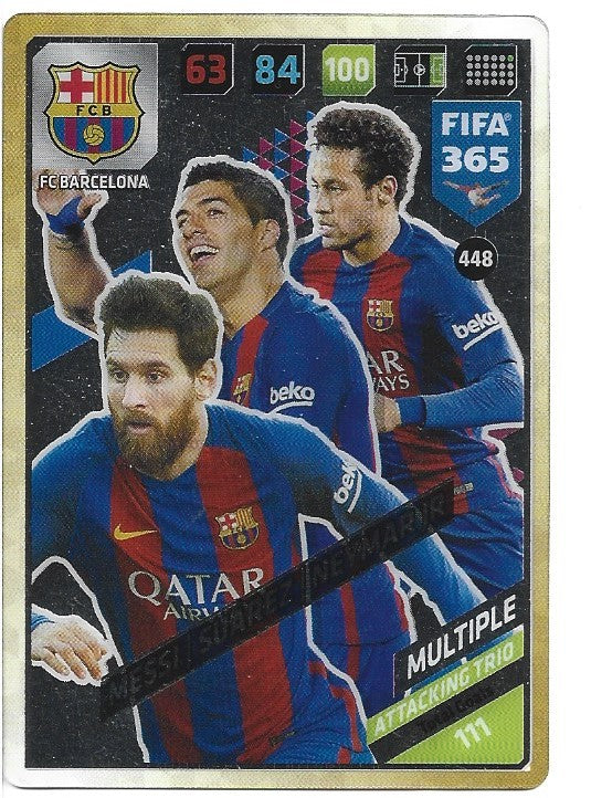 448. MESSI / SUAREZ / NEYMAR JR  (MSN) - FC BARCELONA - MULTIPLE