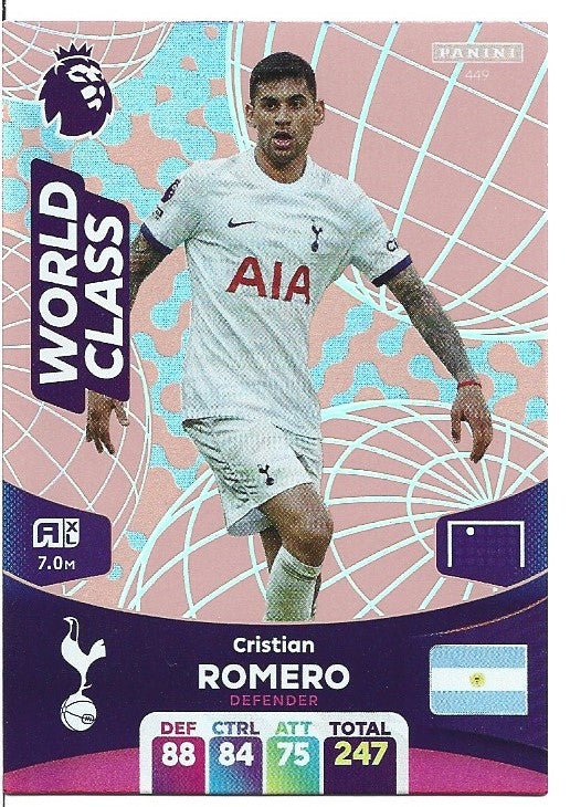 449.  Cristian Romero  - Tottenham Hotspur- WORLD CLASS