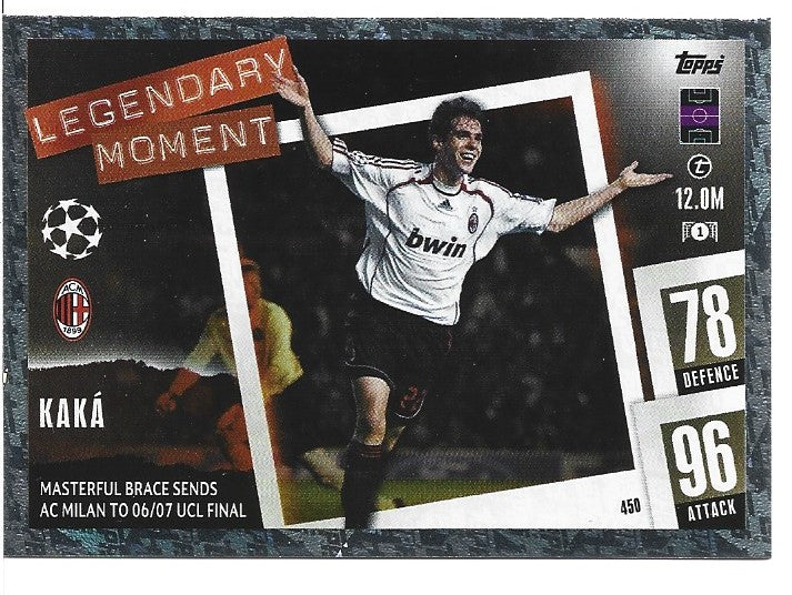 450. KAKA - AC MILAN - LEGENDARY MOMENTS