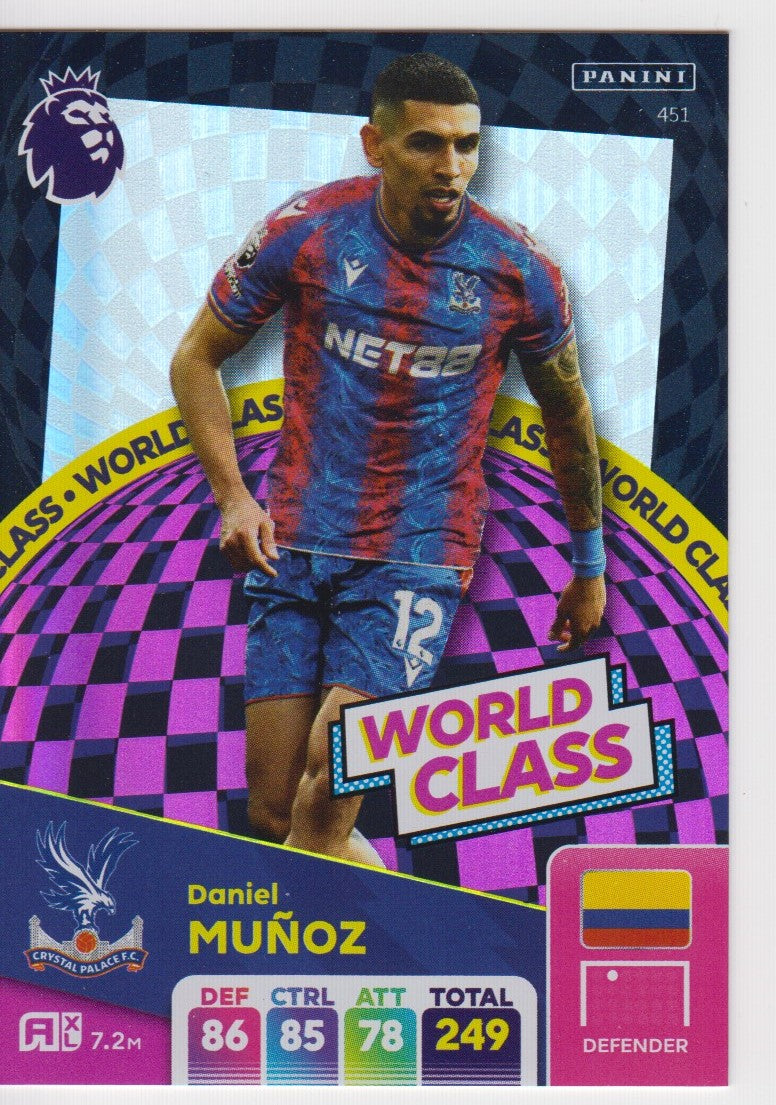 451. DANIEL MUNOZ - CRYSTAL PALACE - WORLD CLASS