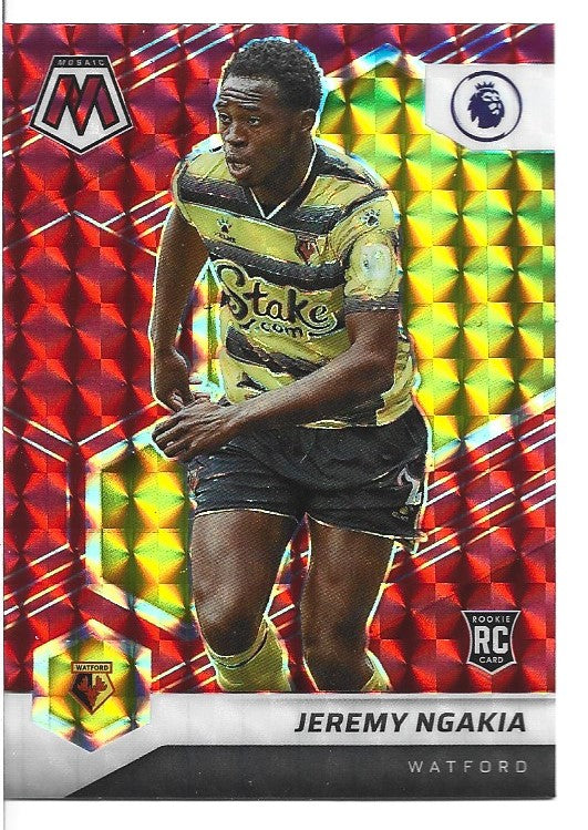 045. Jeremy Ngakia - Watford - RED MOSAIC