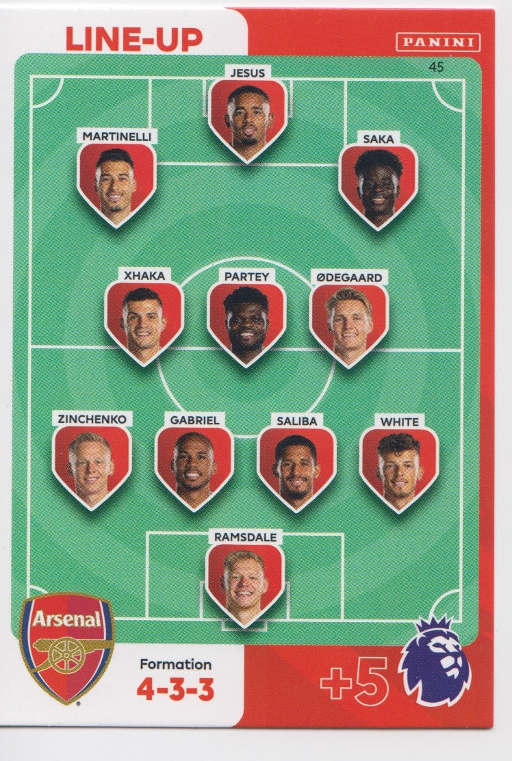 045.  Line-Up - Arsenal