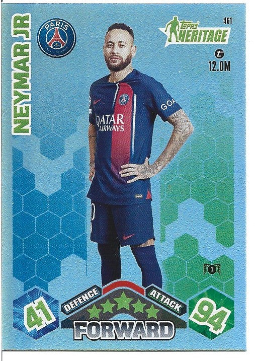461. NEYMAR JR - PARIS SAINT GERMAIN - HERITAGE