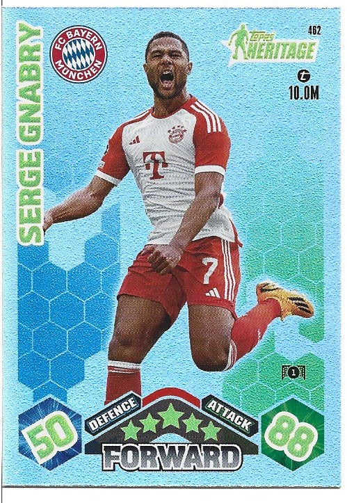 462. SERGE GNABRY - BAYERN MUNCHEN - HERITAGE