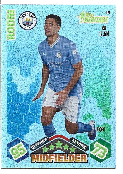 471. RODRI - MANCHESTER CITY - HERITAGE