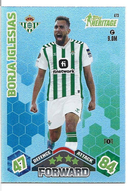 473. BORJA IGLESIAS - REAL BETIS - HERITAGE