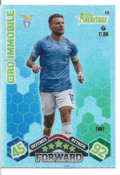 475. CIRO IMMOBILE - SS LAZIO - HERITAGE