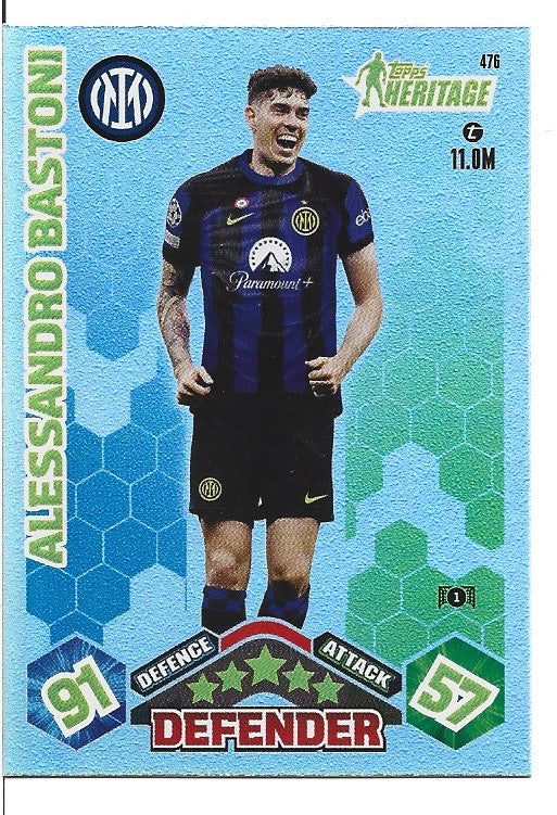 476. ALESSANDRO BASTONI  - INTER MILAN - HERITAGE