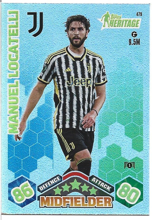 479. MANUEL LOCATELLI - JUVENTUS - HERITAGE