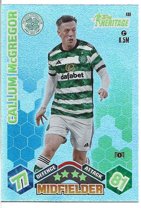 480. CALLUM MCGREGOR - CELTIC - HERITAGE