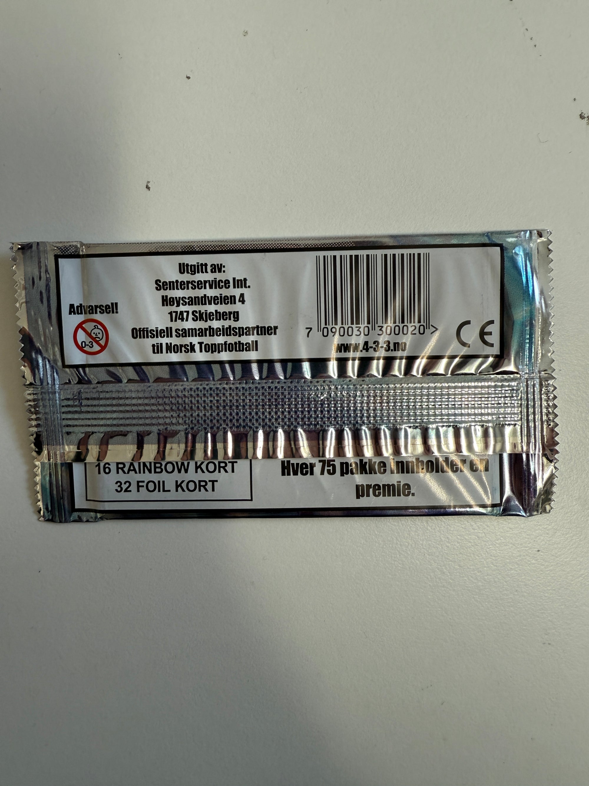 20 PAKKER MED 4-3-3 - NORSKE FOTBALLKORT FRA TIPPELIGAEN 2012