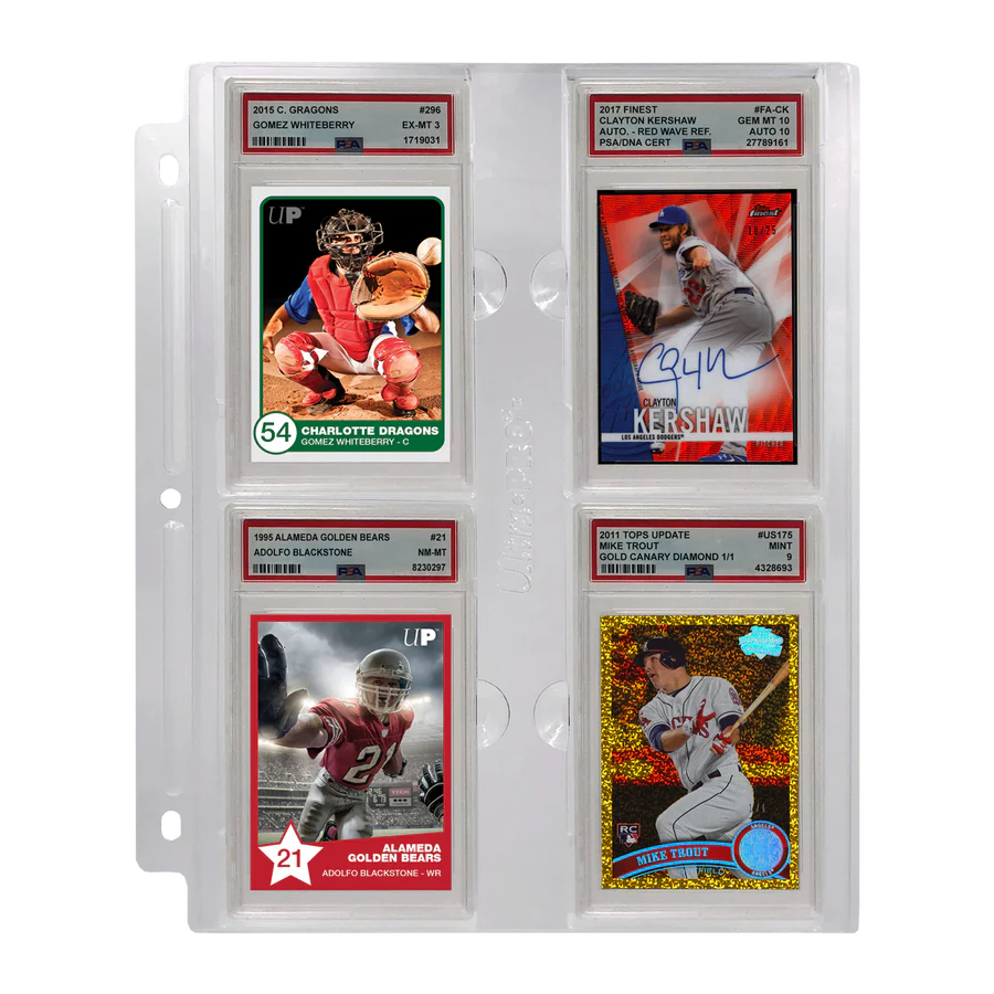 ULTRA-PRO - PLATINUM - 4-KORTS PLASTLOMMER - AS